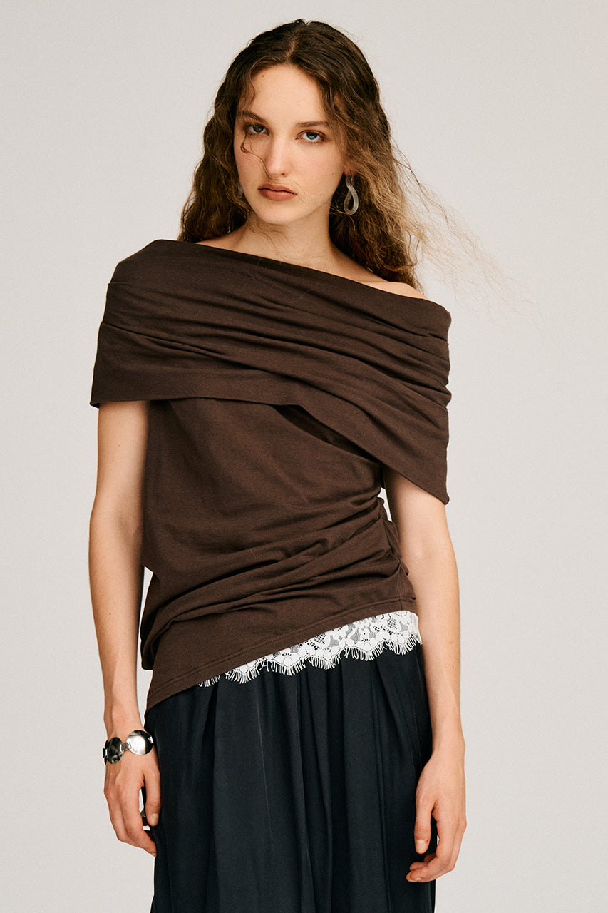 Asymmetrical Drape Top