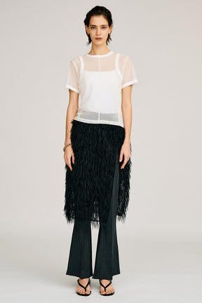 Mesh Ringer Tee - 26SUMMER 2nd
