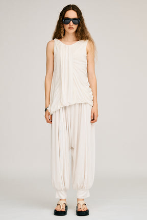 Twist Shoulder Drape Top