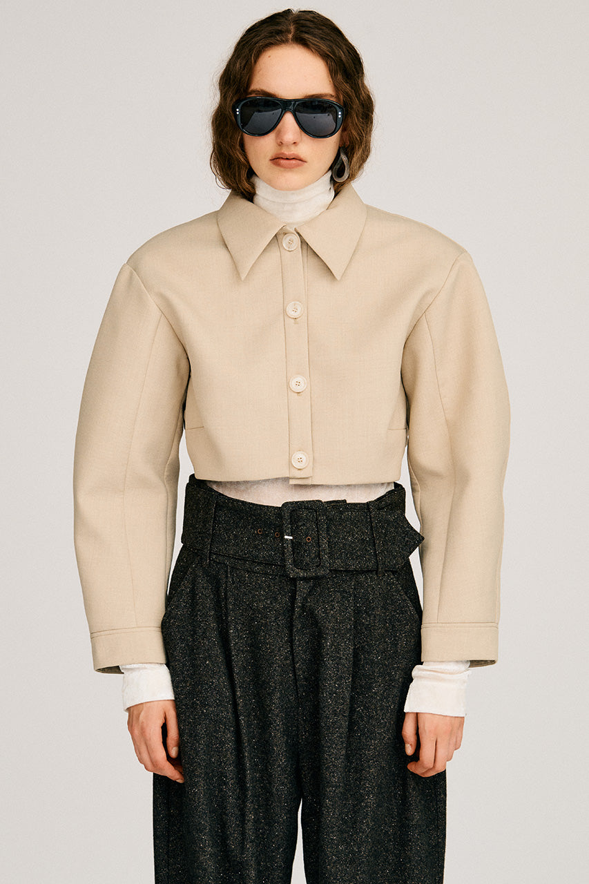 Detachable No-Collar Bonding Blouson - 2026AUTUMN