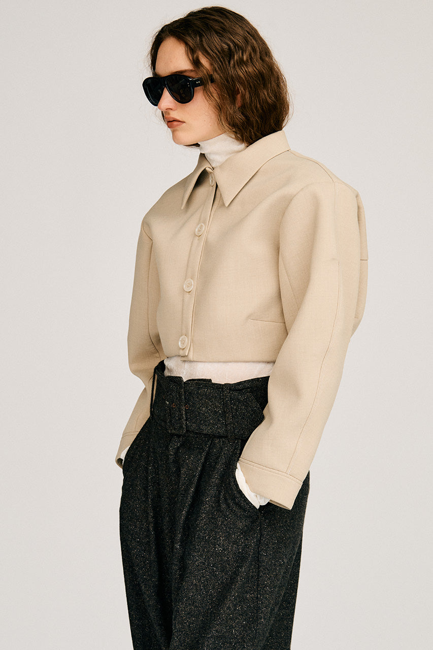 Detachable No-Collar Bonding Blouson - 2026AUTUMN