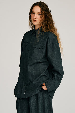 Silk Nep Overshirt - 2026AUTUMN
