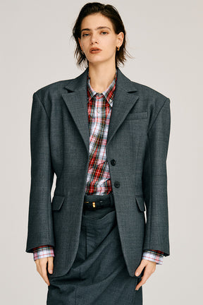 Puff Waist Single Jacket - 2026AUTUMN