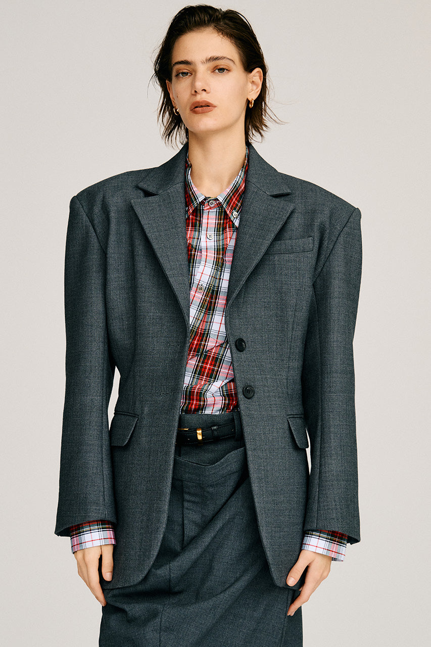 Puff Waist Single Jacket - 2026AUTUMN