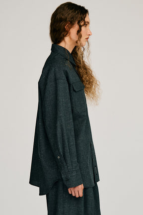 Silk Nep Overshirt - 2026AUTUMN