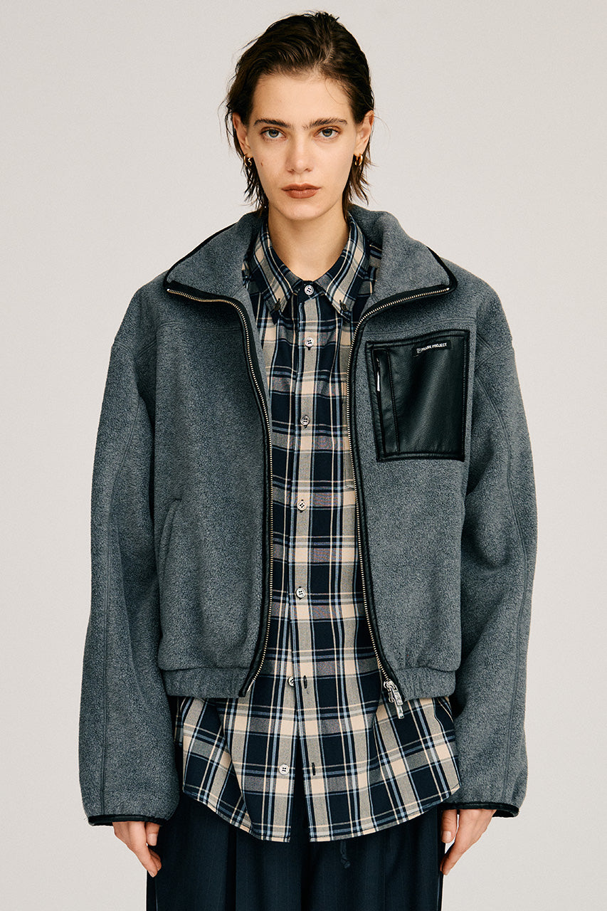 Cropped Fleece Jacket - 2026AUTUMN