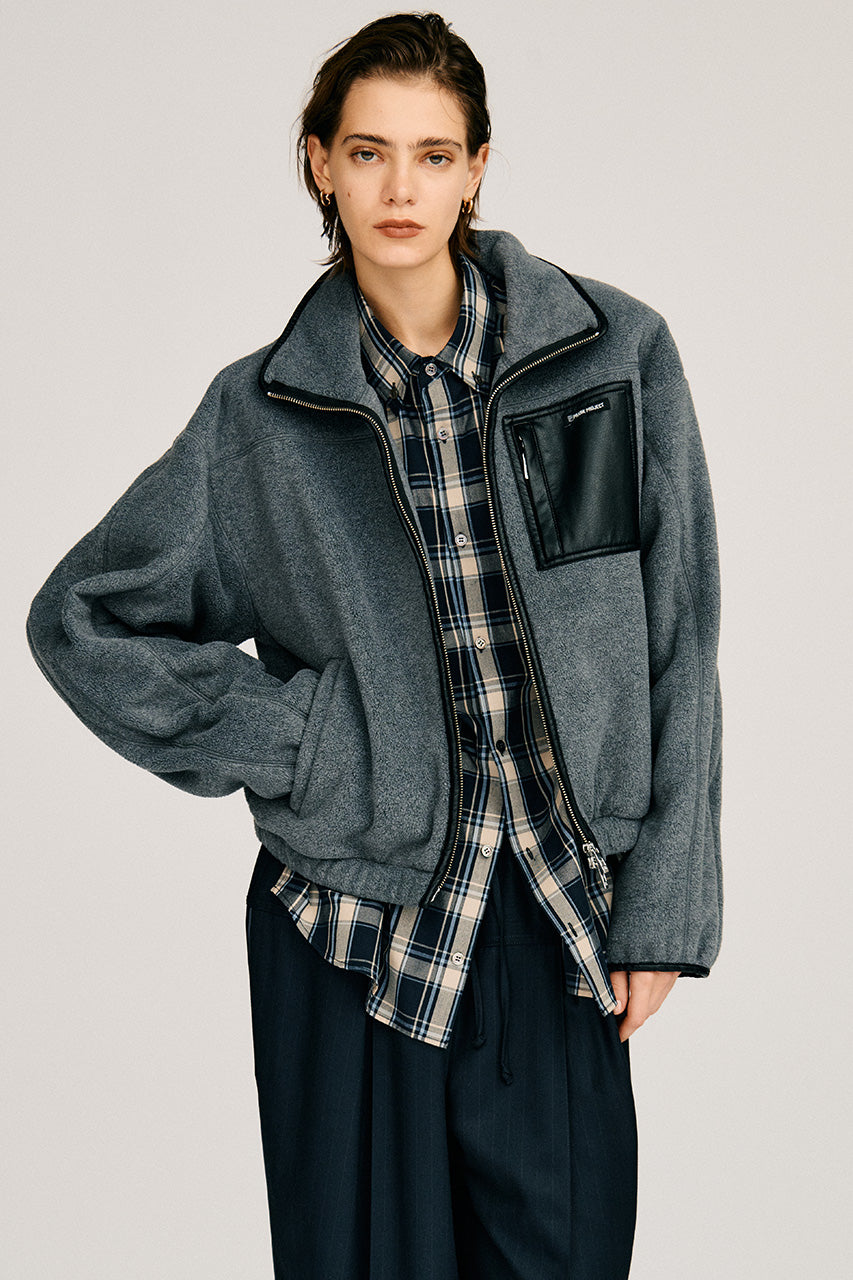 Cropped Fleece Jacket - 2026AUTUMN