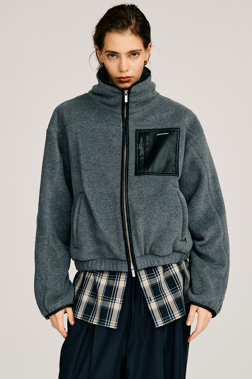 Cropped Fleece Jacket - 2026AUTUMN