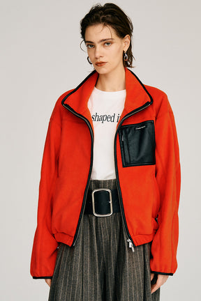 Cropped Fleece Jacket - 2026AUTUMN