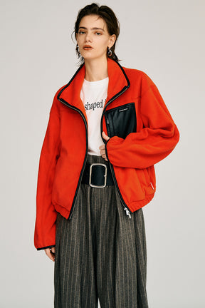 Cropped Fleece Jacket - 2026AUTUMN