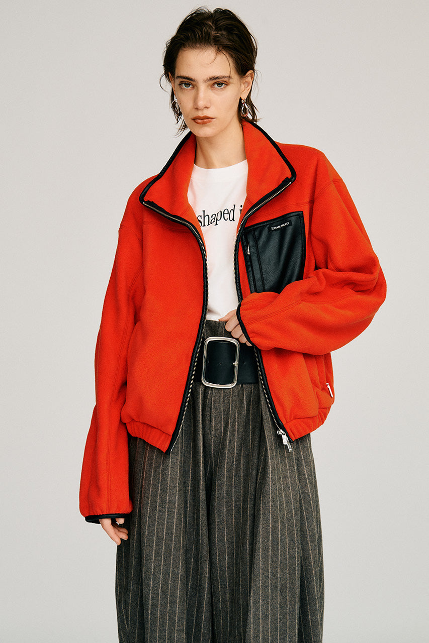 Cropped Fleece Jacket - 2026AUTUMN