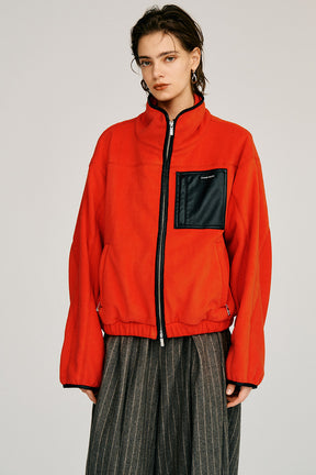 Cropped Fleece Jacket - 2026AUTUMN