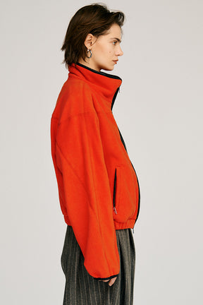 Cropped Fleece Jacket - 2026AUTUMN