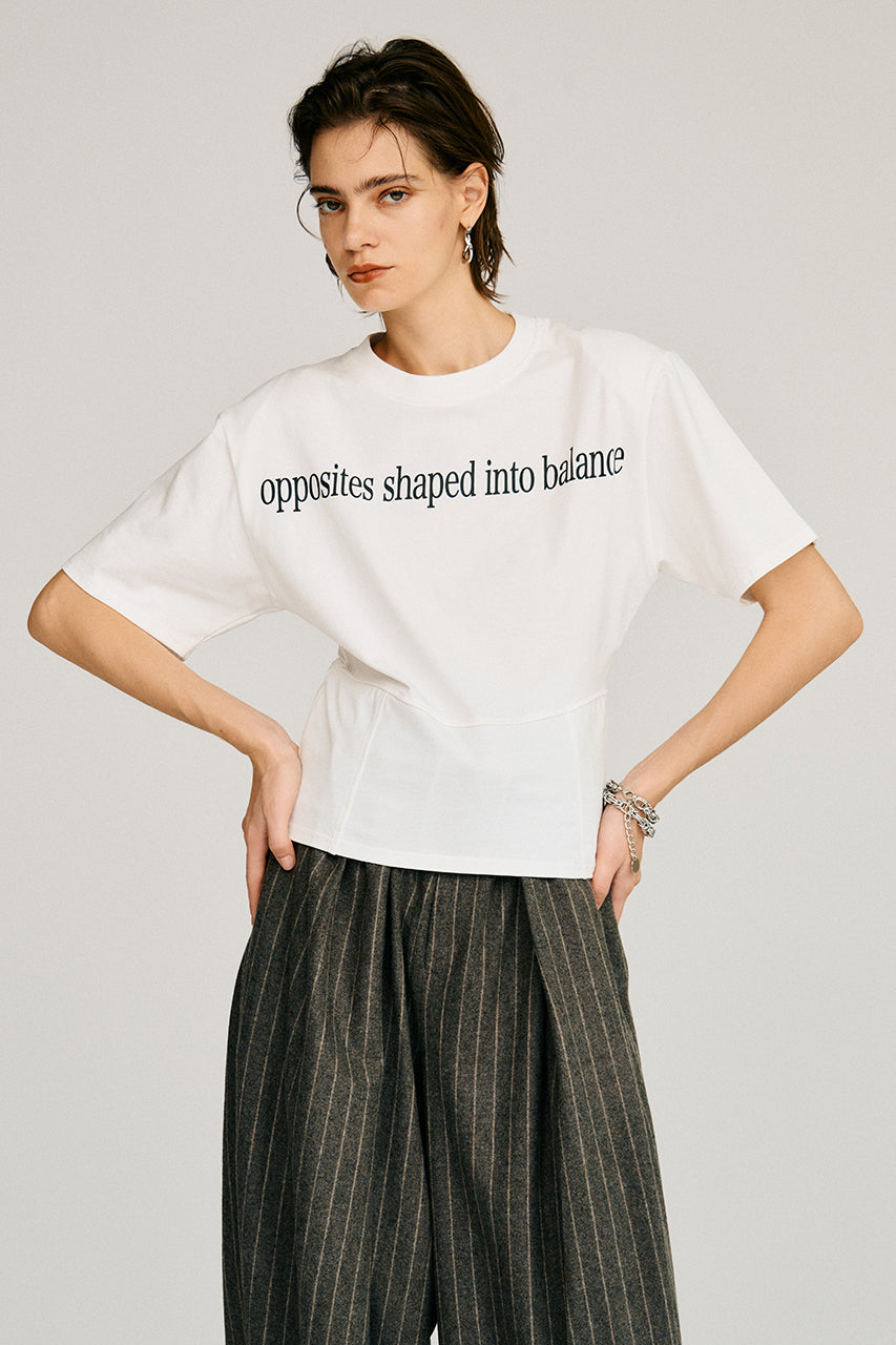 Shoulder Pad Logo T-Shirt - 26SUMMER 2nd