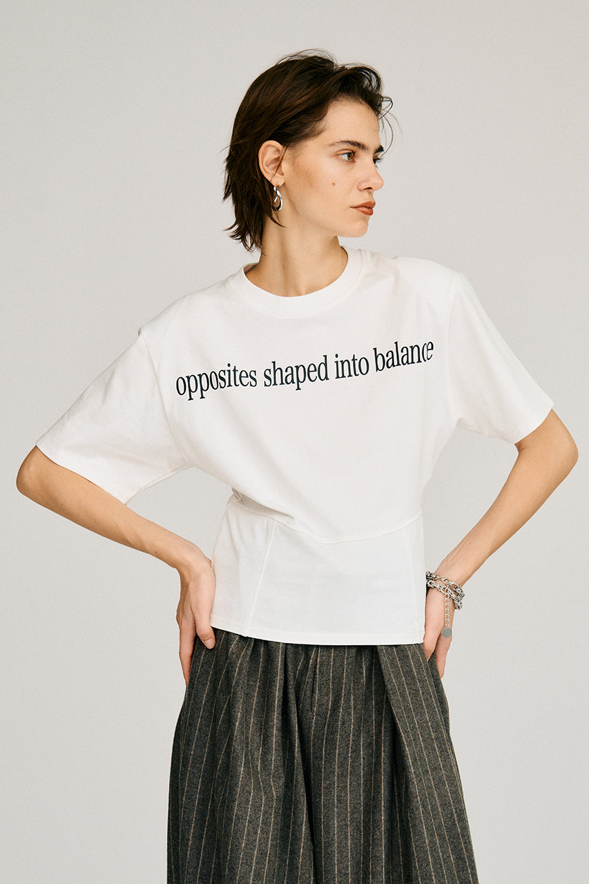 Shoulder Pad Logo T-Shirt - 26SUMMER 2nd