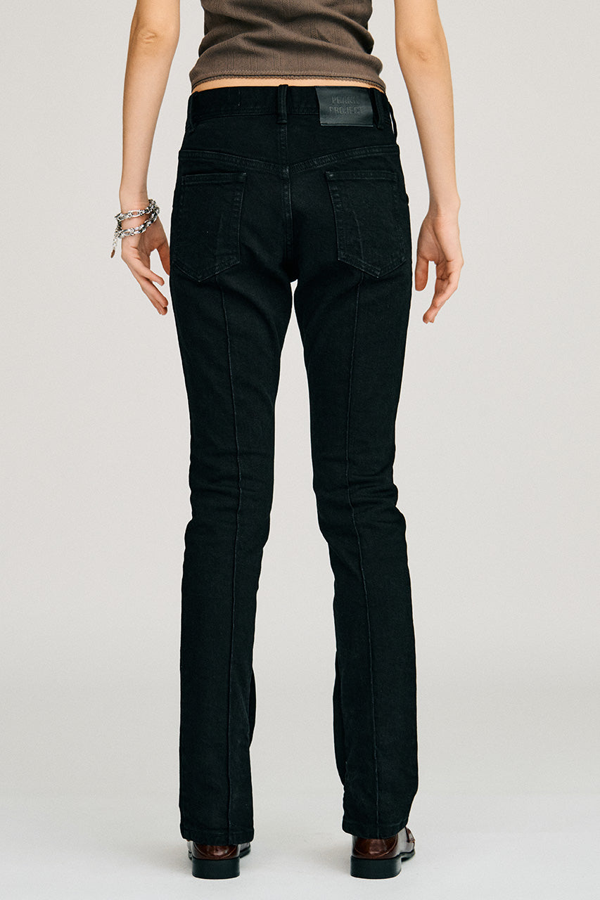 Zipped Hem Skinny Denim - 2026AUTUMN