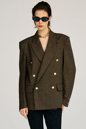 Metal Button Blazer - 2026AUTUMN