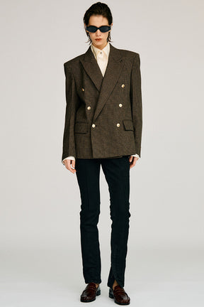 Zipped Hem Skinny Denim - 2026AUTUMN