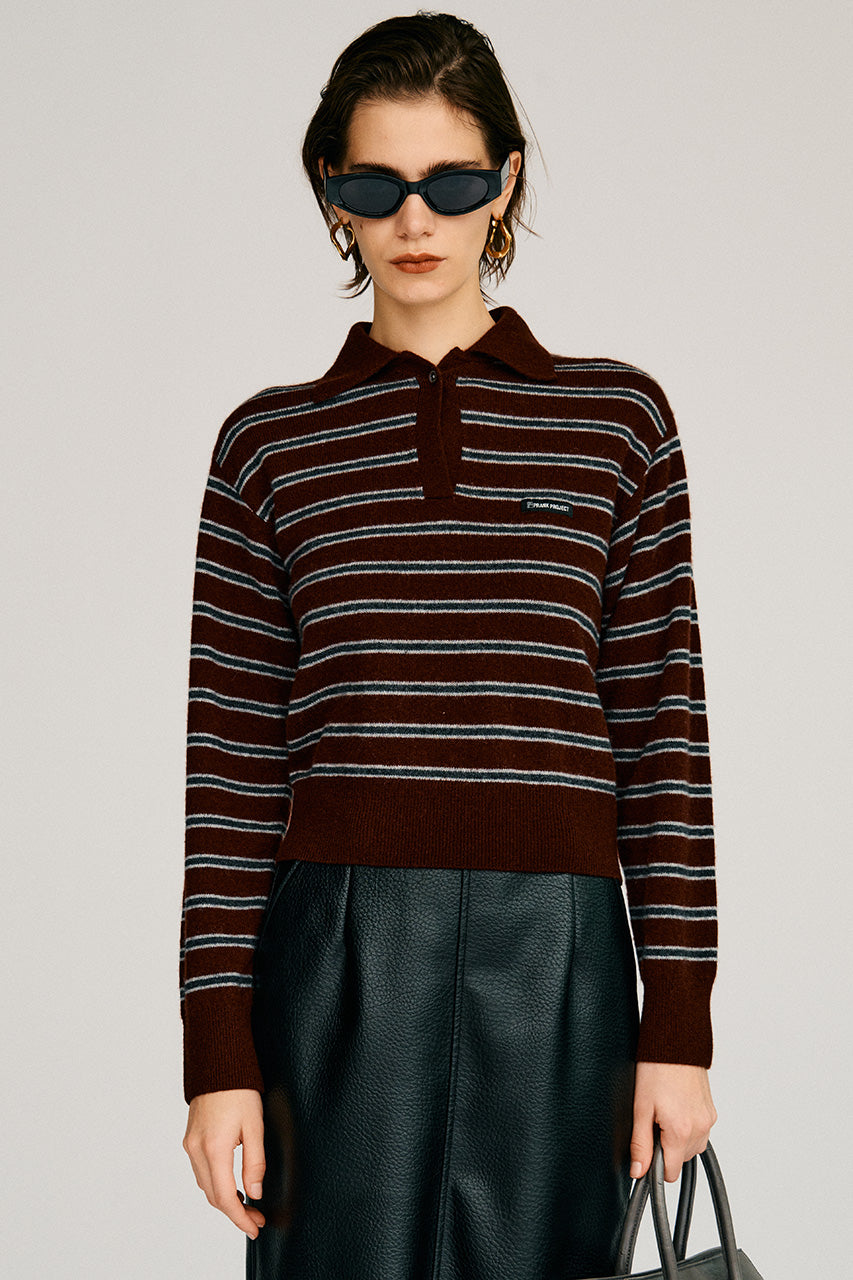 Border Knit Polo - 2026AUTUMN