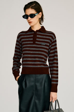 Border Knit Polo - 2026AUTUMN
