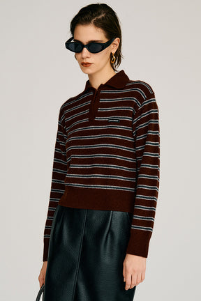 Border Knit Polo - 2026AUTUMN