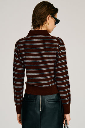 Border Knit Polo - 2026AUTUMN