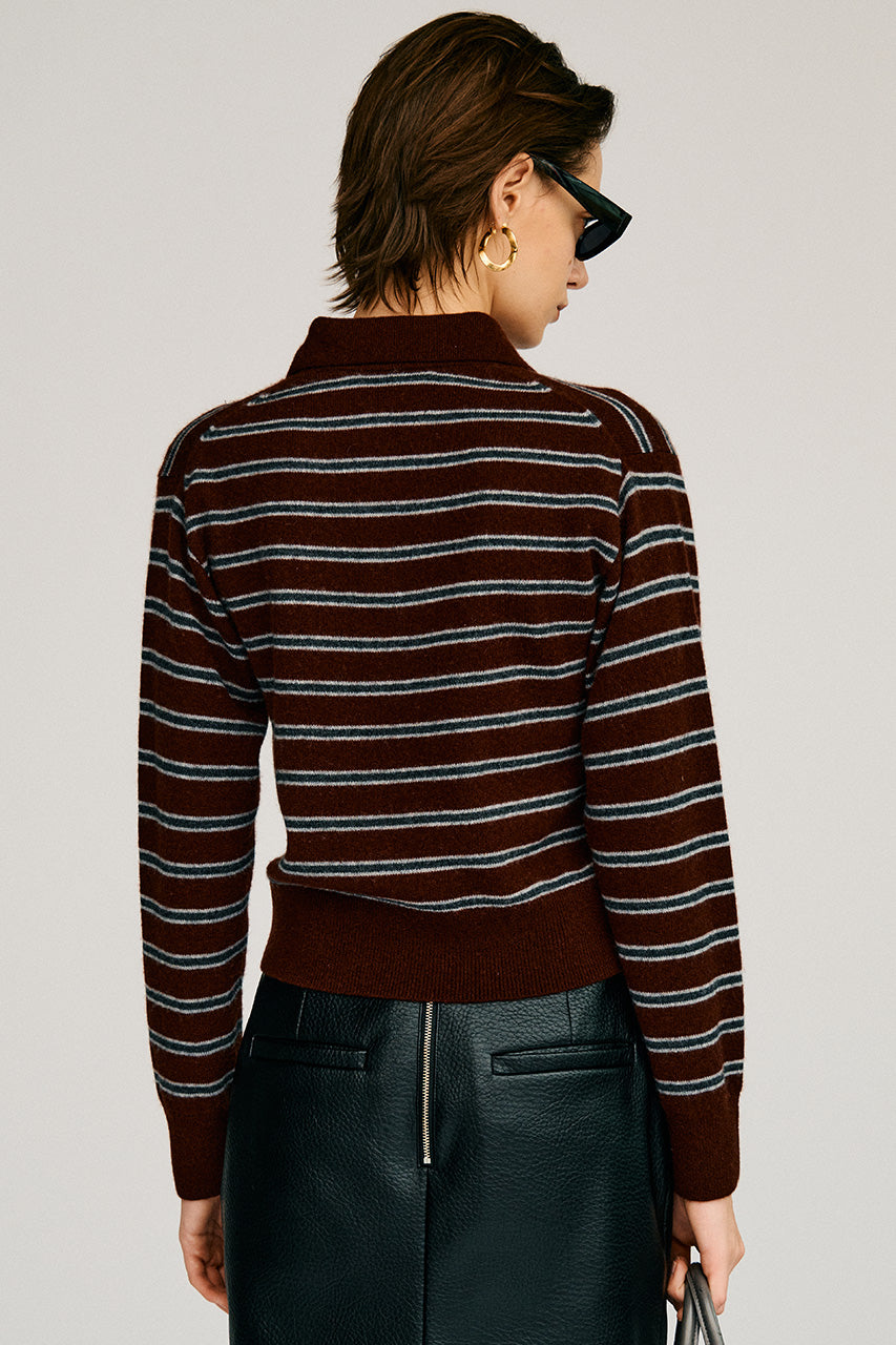 Border Knit Polo - 2026AUTUMN