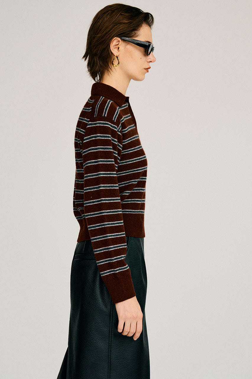 Border Knit Polo - 2026AUTUMN