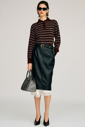 Border Knit Polo - 2026AUTUMN