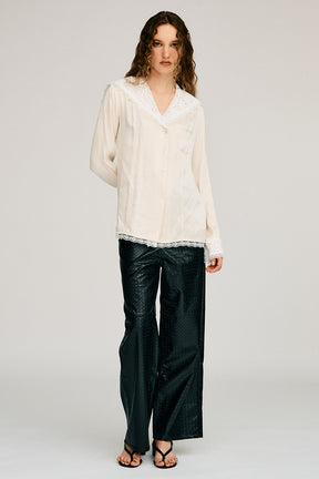 Lace Collar Shirt - PRE ORDER