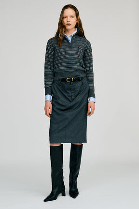 Border Knit Polo - 2026AUTUMN
