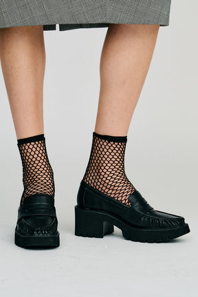 Volume Sole Gathered Loafers - 2026AUTUMN
