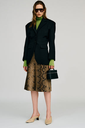 Synthetic Leather Half Pants - 2026AUTUMN