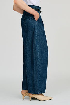 Tuck Cocoon Denim Pants - 2026AUTUMN