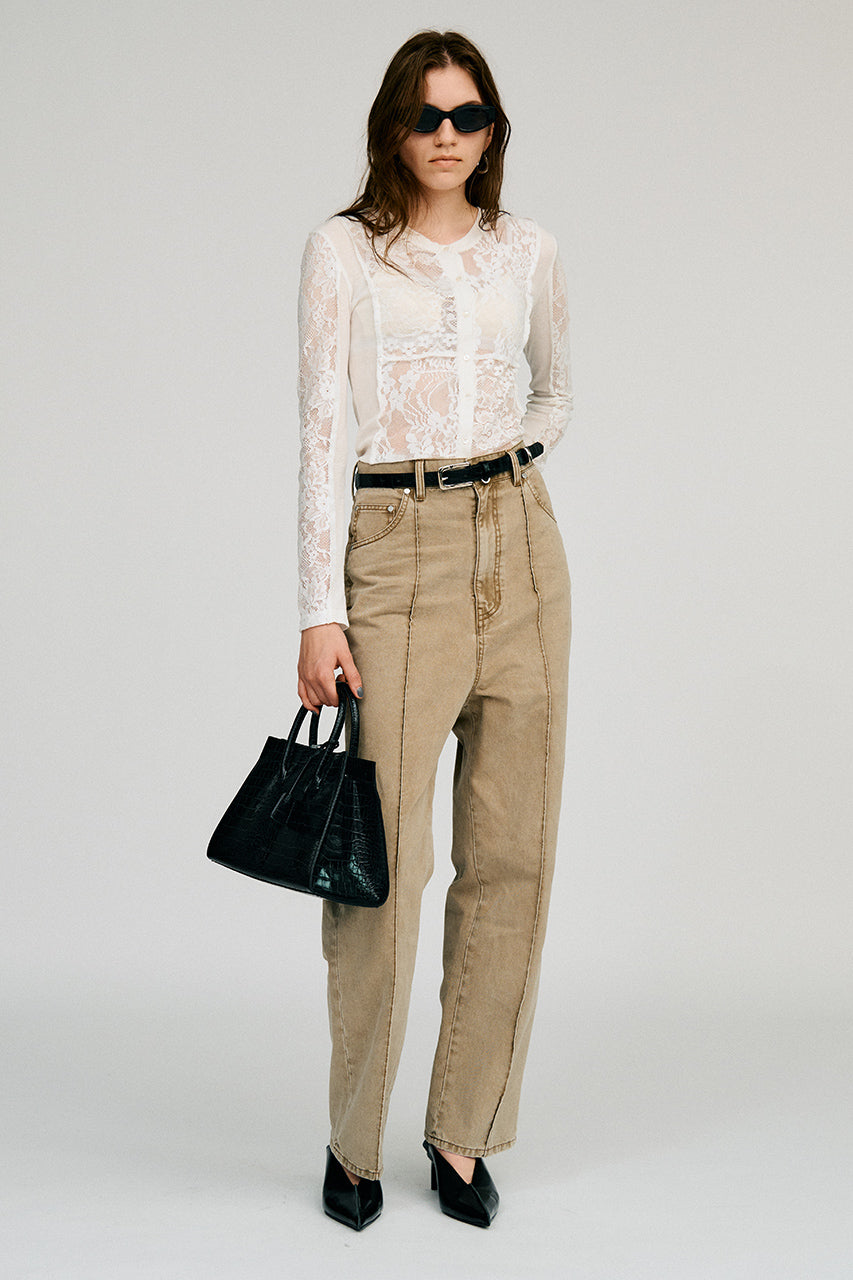 2-Way Panel Lace Top - 2026AUTUMN