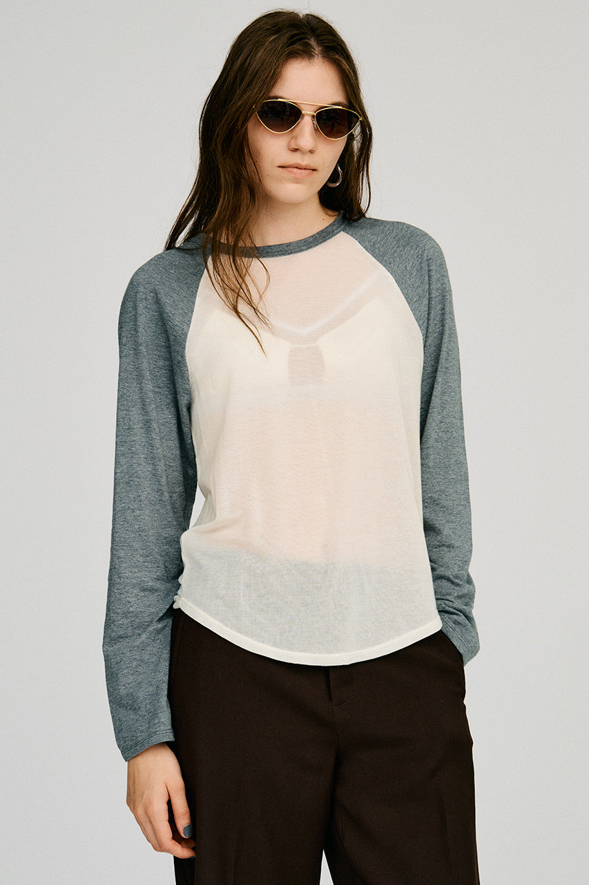 Cashmere Silk Raglan Long Sleeve T-Shirt - 2026AUTUMN