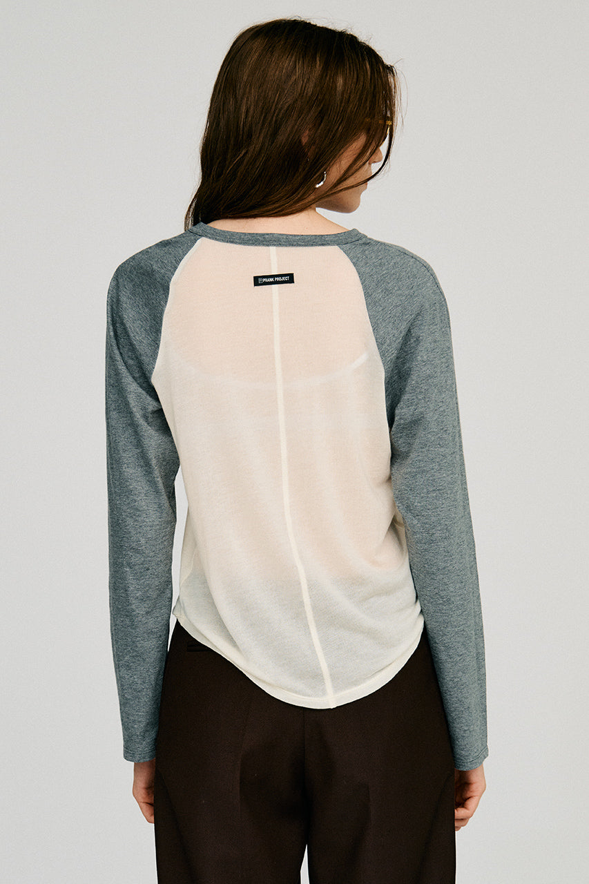 Cashmere Silk Raglan Long Sleeve T-Shirt - 2026AUTUMN