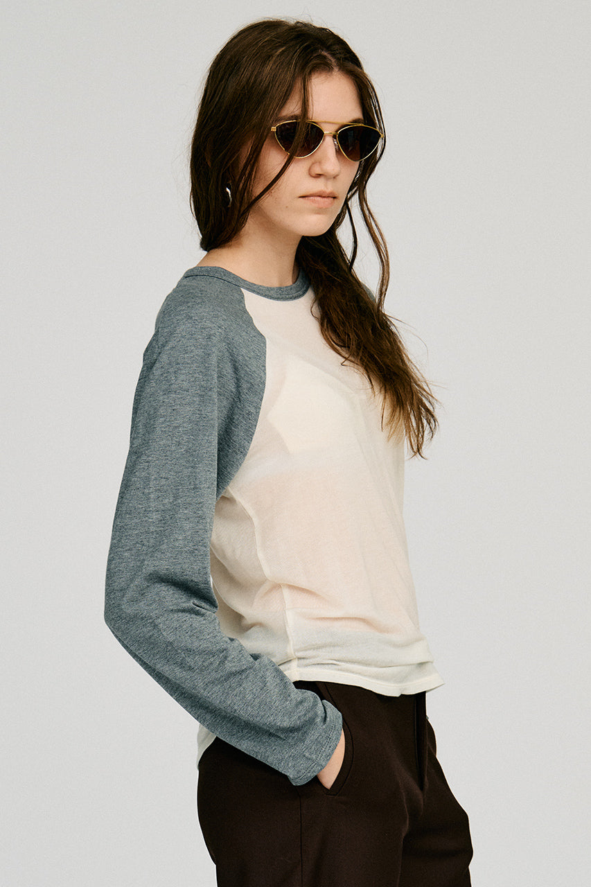 Cashmere Silk Raglan Long Sleeve T-Shirt - 2026AUTUMN