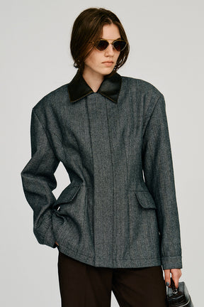 Wool Hourglass Barn Jacket - 2026AUTUMN