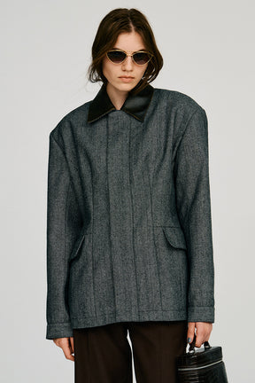Wool Hourglass Barn Jacket - 2026AUTUMN