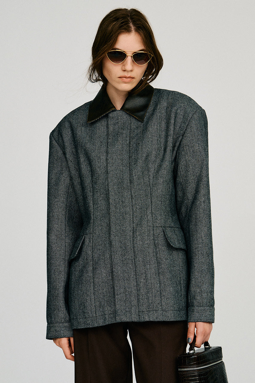 Wool Hourglass Barn Jacket - 2026AUTUMN