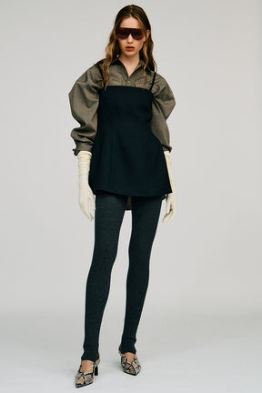 Slit Heel Knit Leggings - 2026AUTUMN