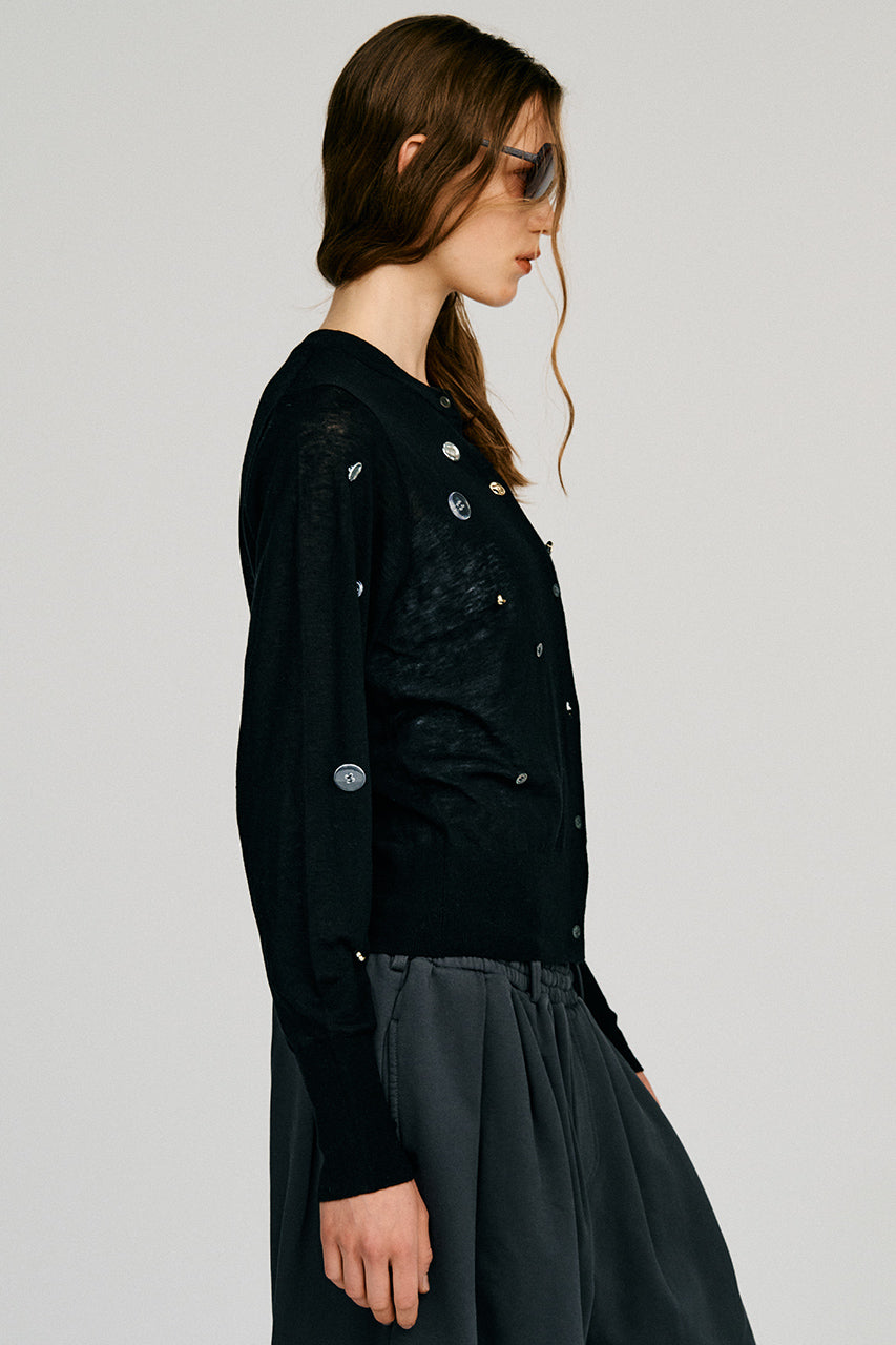 Suivi Wool Playful Button Cardigan - 2026AUTUMN