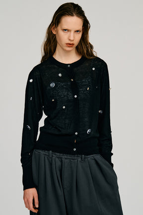 Suivi Wool Playful Button Cardigan - 2026AUTUMN