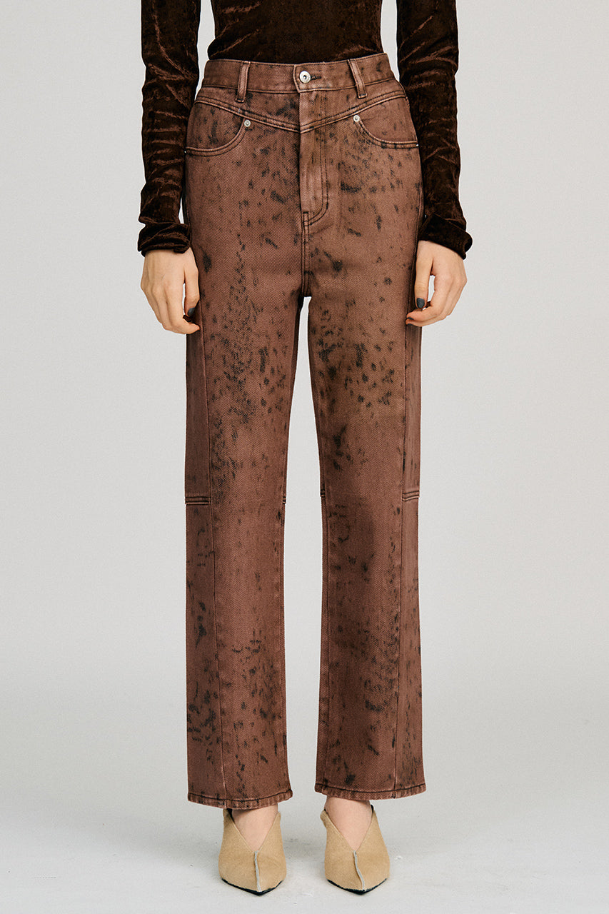 Laminate Pattern Pants - 2026AUTUMN