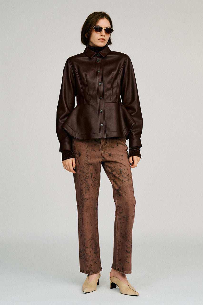 Laminate Pattern Pants - 2026AUTUMN