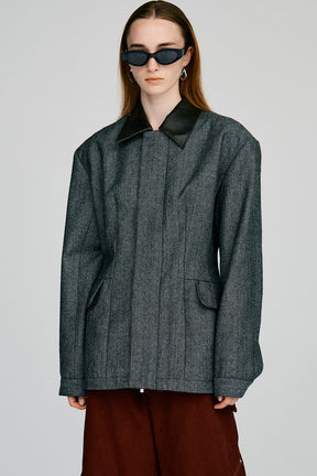 Wool Hourglass Barn Jacket - 2026AUTUMN