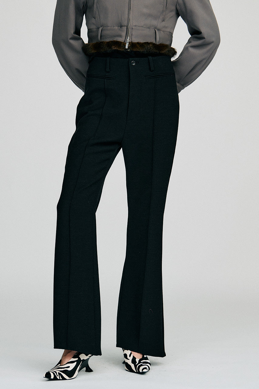 High-Waist Slim Flare Pants - 2026AUTUMN