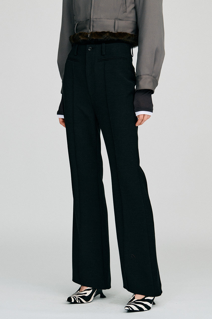 High-Waist Slim Flare Pants - 2026AUTUMN