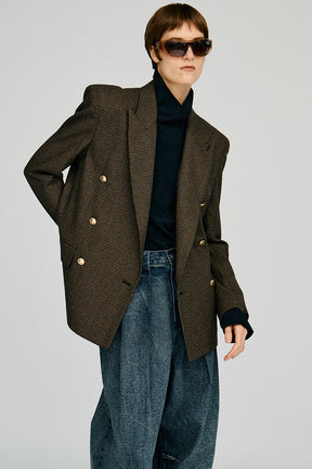 Metal Button Blazer - 2026AUTUMN